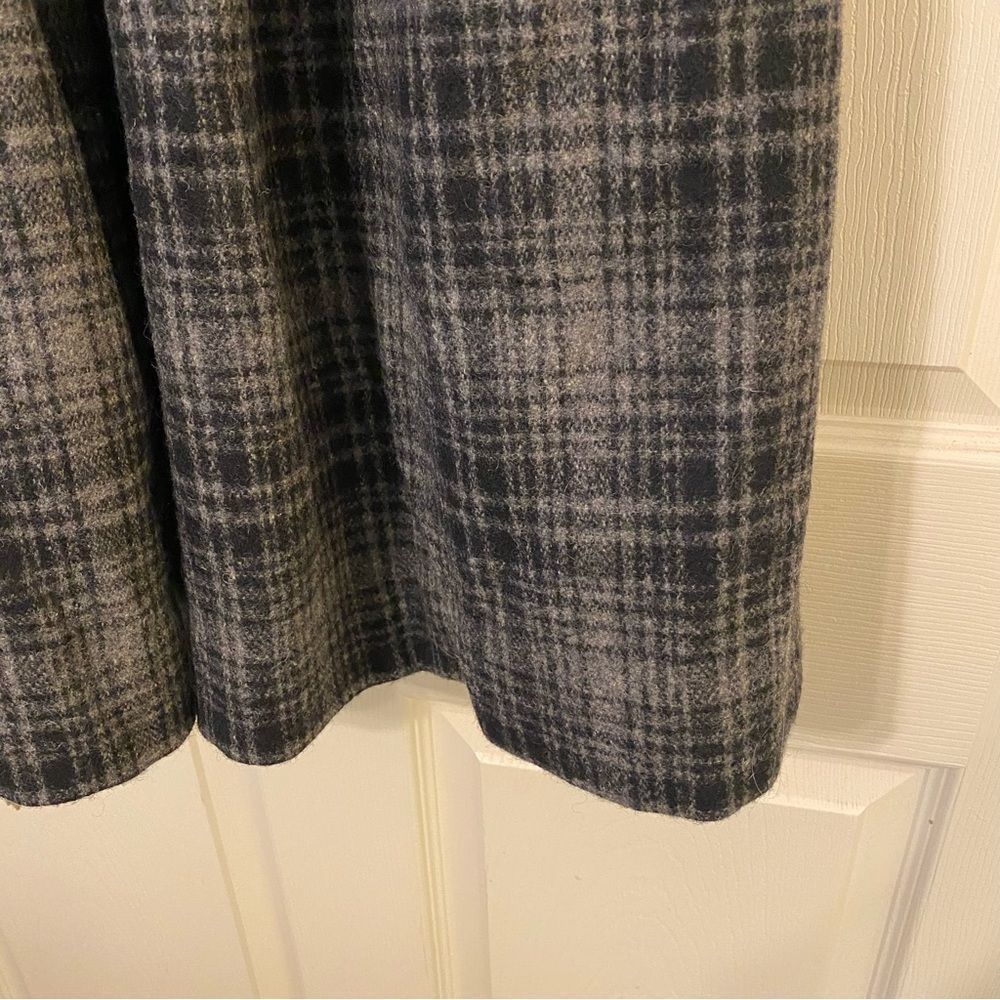 Ralph Lauren Black and Gray Plaid Maxi Skirt - Picture 2 of 8